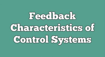 Control of the Effects of Disturbance Signals by Use of Feedback