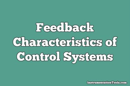 Feedback Characteristics of Control Systems