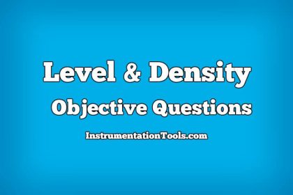 Level Measurement Objective Questions