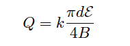 Magnetic flowmeter Equation - 3