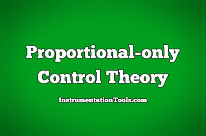 Proportional only Control Theory