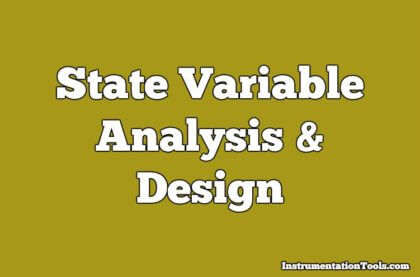 State Variable Analysis and Design
