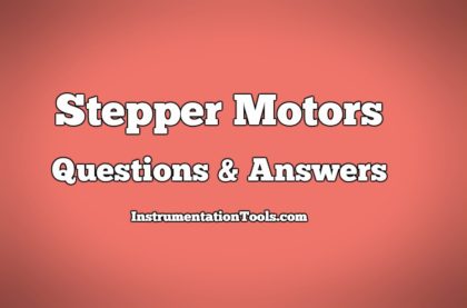 Stepper Motors Objective Questions & Answers