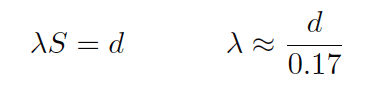 Vortex flow meter equation