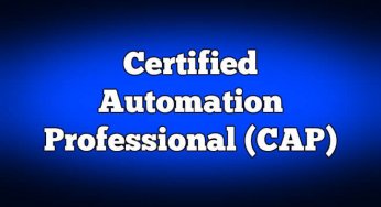 Certified Automation Professional (CAP) Exam Questions