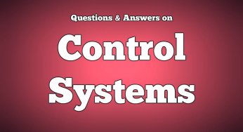 Control Systems Objective Questions & Answers – Set 7