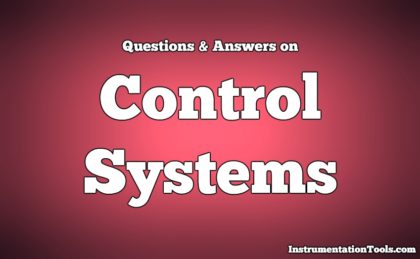 Control Systems Questions & Answers