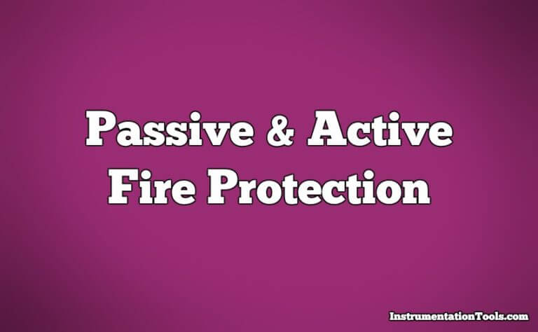 Difference Between Passive And Active Fire Protection Archives - Inst Tools