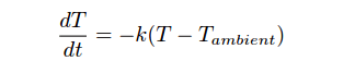 Newton’s Law of Cooling