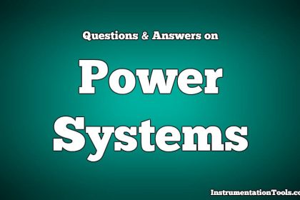 Power Systems Questions & Answers