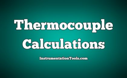 Thermocouple Calculations