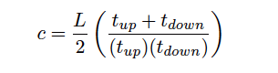 Transit-time flowmeter equation - 1