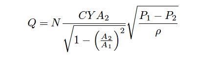 Volumetric flow equation - 1