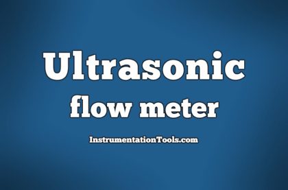 What is a Ultrasonic flow meter