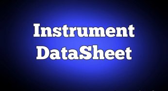 What is Instrument DataSheet ?
