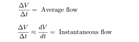 liquid flow rates