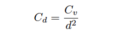 relative flow capacity