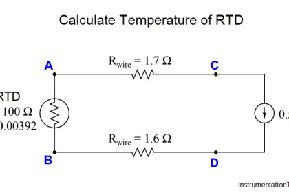 Calculate Temperature of RTD