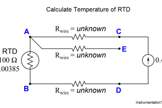 Calculate Temperature of Three Wire RTD