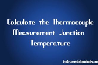 Calculate the Thermocouple’s Measurement Junction Temperature