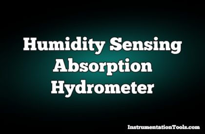 Humidity Sensing Absorption Hydrometer Principle
