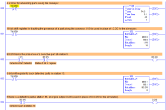 PLC Program for Conveyor System