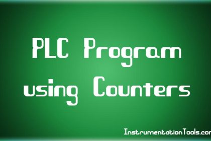 PLC Program using Counters