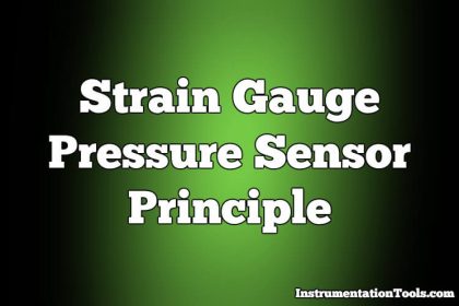 Strain Gauge Pressure Sensor Principle
