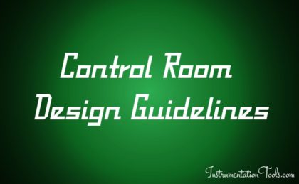Control Room Design Guidelines