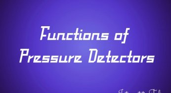 Functions of Pressure Detectors