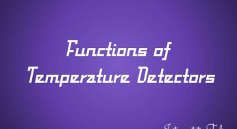 Functions of Temperature Detectors