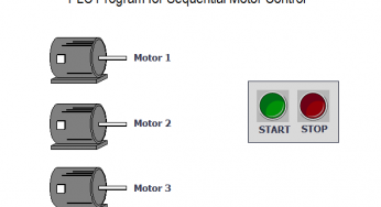 PLC Program for Sequential Motor Control