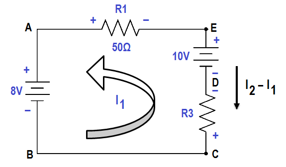 Applying Voltage Law to Loop