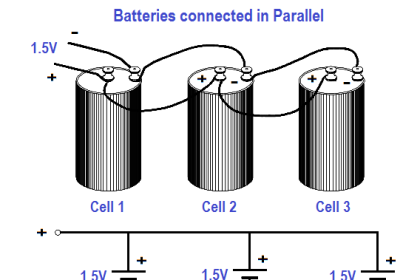 Batteries Connected in Parallel