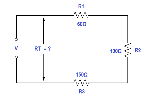 Calculate Resistance in Series Circuit