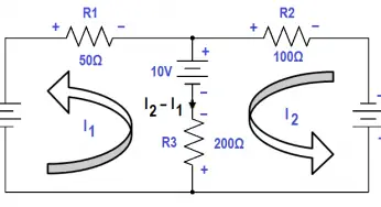 DC Circuit Analysis Loop Equations
