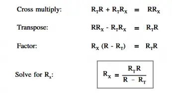 Simplified Formulas for Parallel Circuit Resistance Calculations