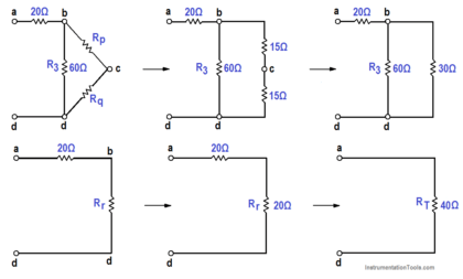 Resistor Y and Delta Network Calculation