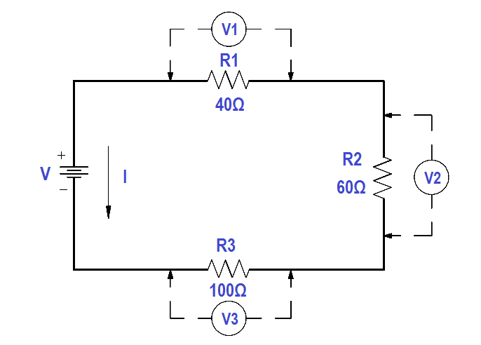 Series Circuit Voltage Calculations