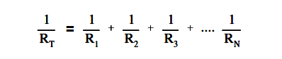 Total Resistance in a Parallel Circuit Formula
