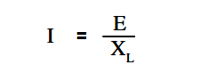 inductive reactance current equation