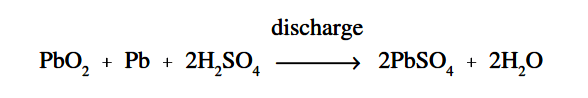 lead-acid battery discharge equation