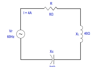 Calculate Power in Series RCL Circuit