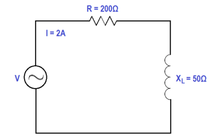 Calculate Power in Series RL Circuit