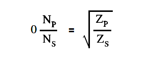 Transformer Impedance Ratio - 2