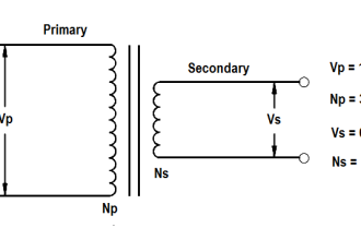 Transformer voltage and turns ratio