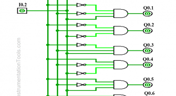 3 to 8 Line Decoder PLC Ladder Diagram