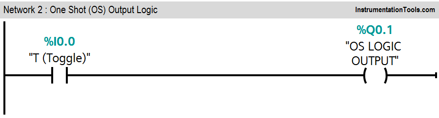 T flip-flop PLC Ladder