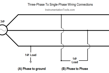 Three Phase To Single Phase Wiring Connections