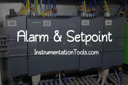 DCS Alarm and Setpoint
